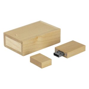 USB flash memory in a gift box