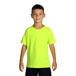 Kids sports T-shirt, 100% polyester