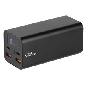 Powerbank für Laptop, 20.000 mAh, 65 W