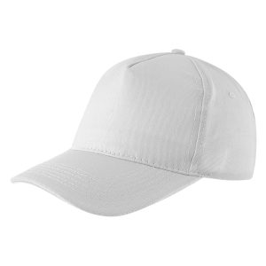 Cap mit fünf panels, klettverschluss