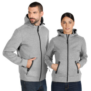 Damen-Hoodie mit Reissverschluss, 380 g/m2